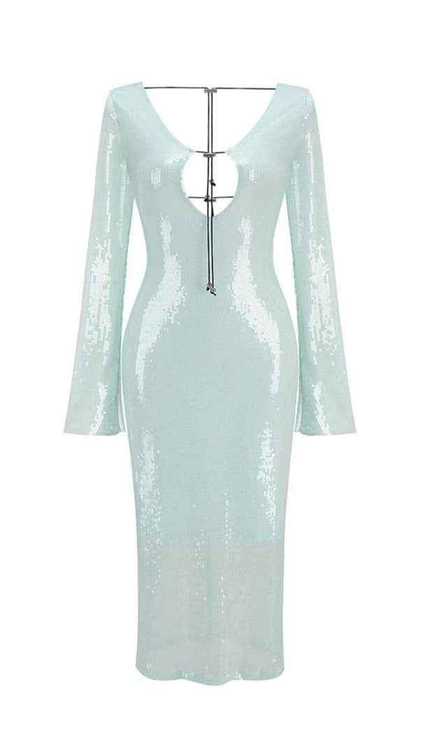 AIIZIE ETTELE MAXI DRESS IN LIGHT MINT - product image