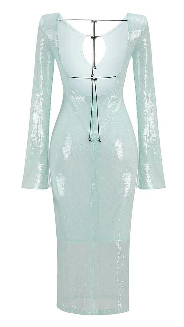 AIIZIE ETTELE MAXI DRESS IN LIGHT MINT - product image