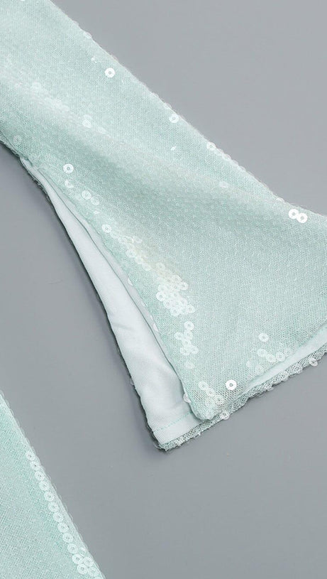 ABITO LUNGO ETTELE IN MENTA CHIARA