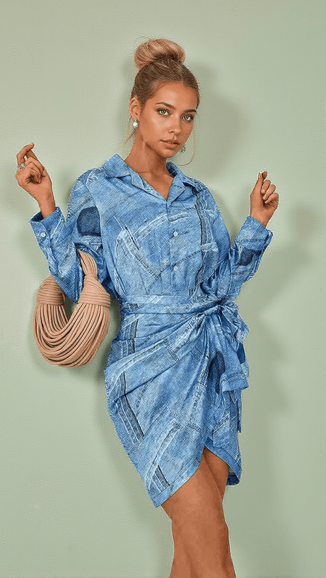 CAMILA DOUBLE KNOT TOTE BAG IN APRICOT