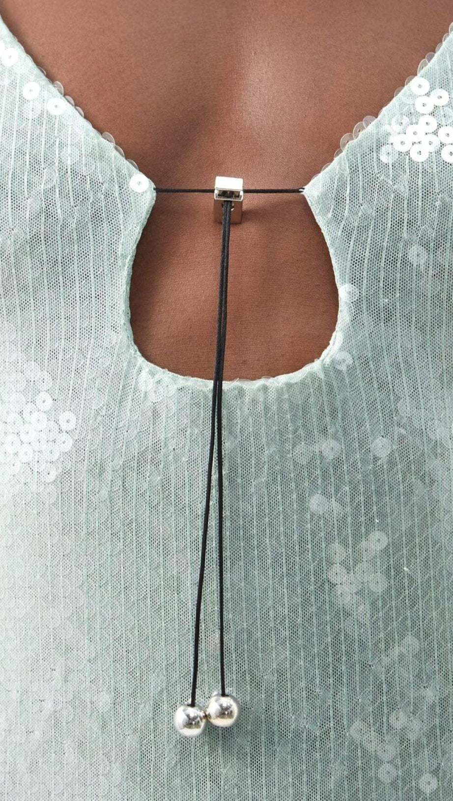 ABITO LUNGO ETTELE IN MENTA CHIARA