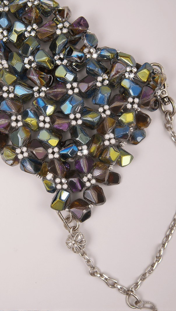 AIIZIE ERICA MULTI CRYSTAL CUTOUT BAG - product image