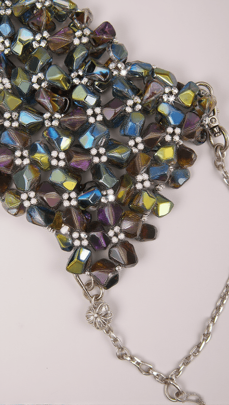 ERICA MULTI CRYSTAL CUTOUT BAG