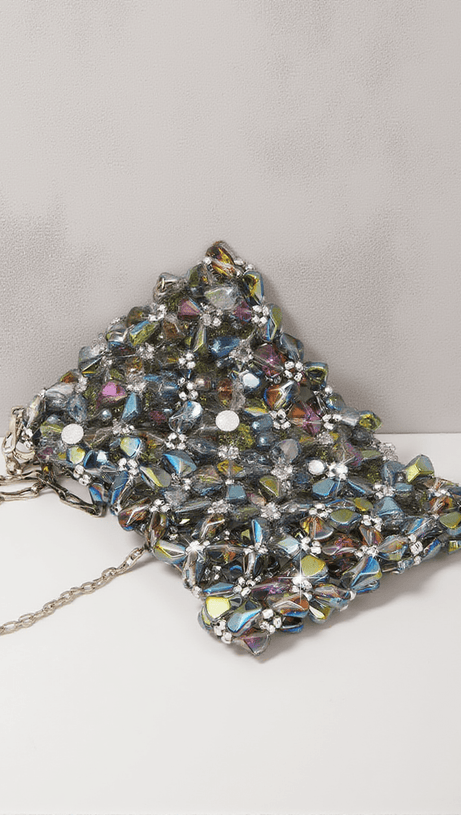 ERICA MULTI CRYSTAL CUTOUT BAG