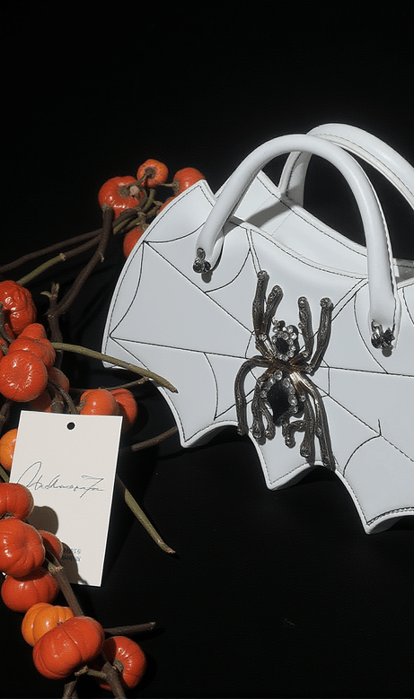 Octavia Spinnweben-Clutch mit Kristallen