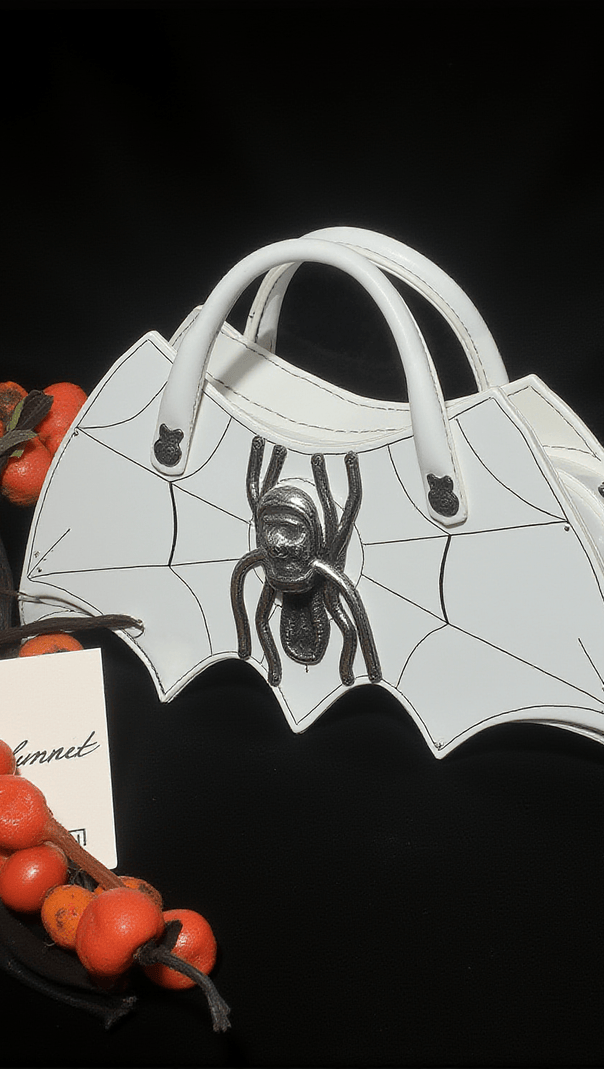 AIIZIE OCTAVIA COBWEB CRYSTAL CLUTCH - product image
