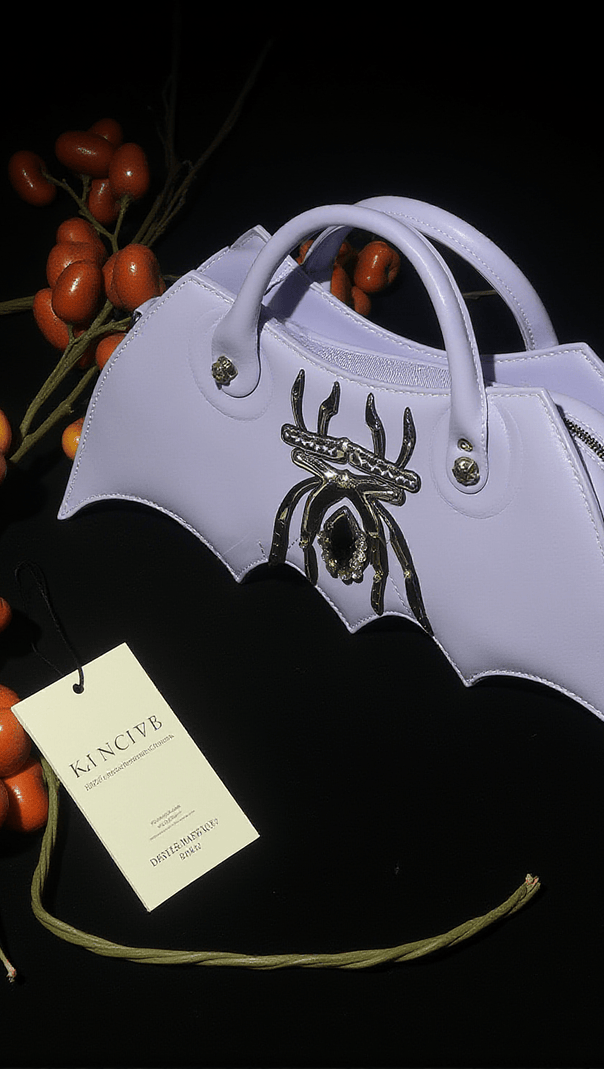 AIIZIE OCTAVIA COBWEB CRYSTAL CLUTCH - product image