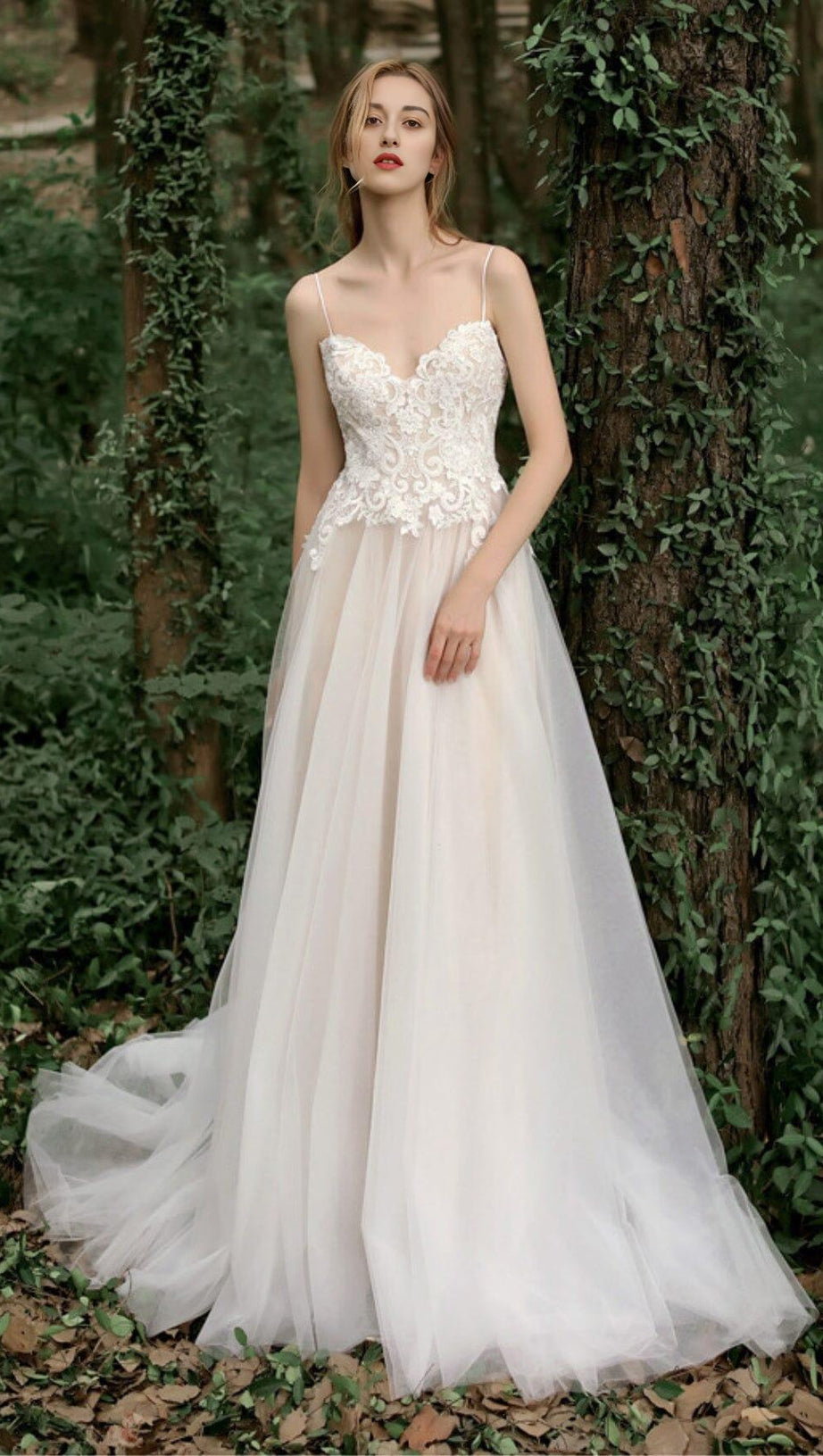 MESH LACE HALTER SIMPLE MORI MAXI DRESS IN WHITE