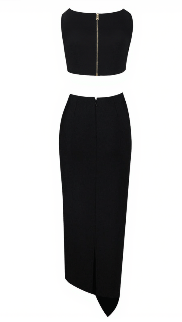 SET DI BENDE HEDWIG CUTOUT IN NERO
