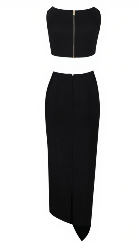 Hedwig – Schwarzes Bandage-Set mit Cut-outs