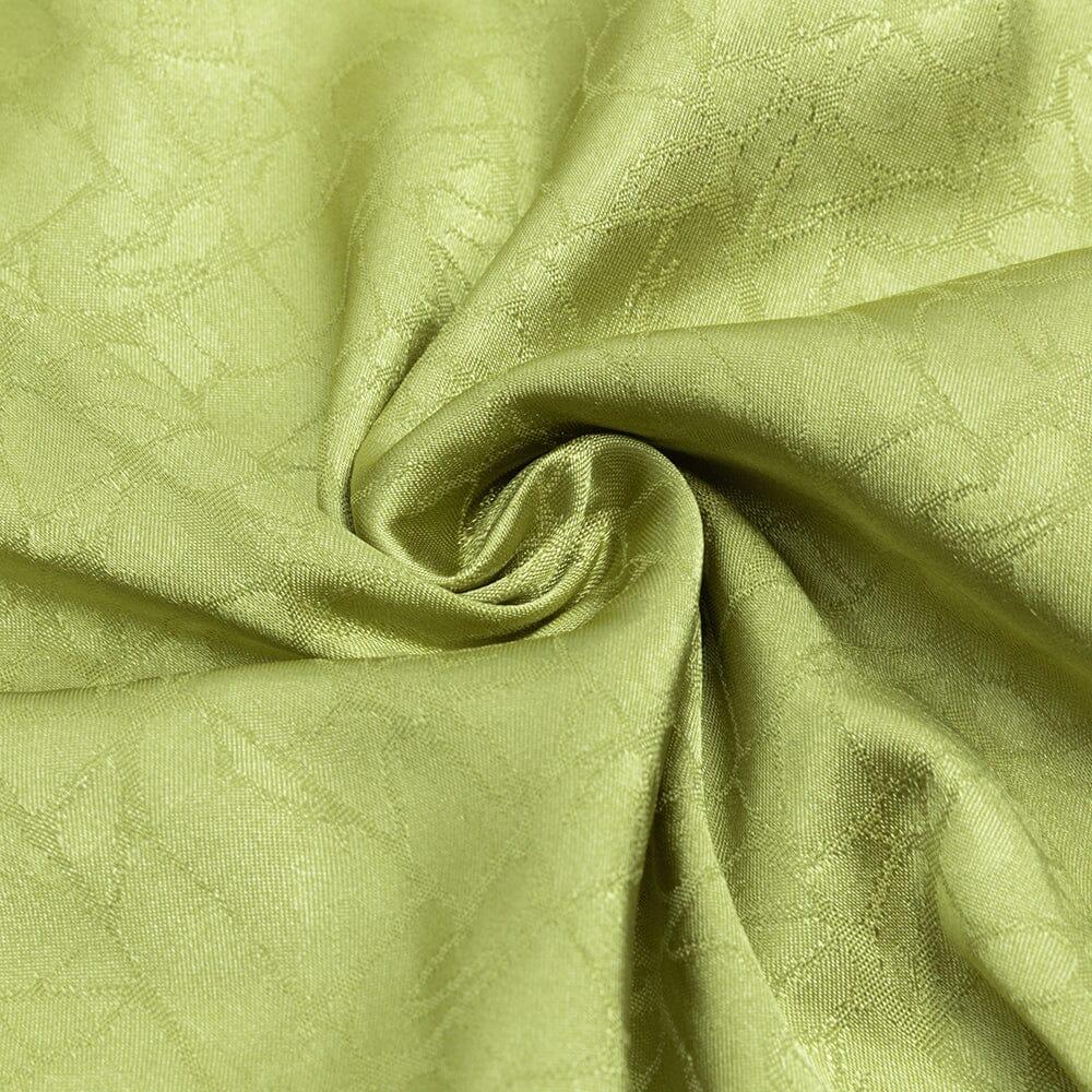 AIIZIE PLUS RUFFLE TRIM SATIN DRESS IN GREEN - product image