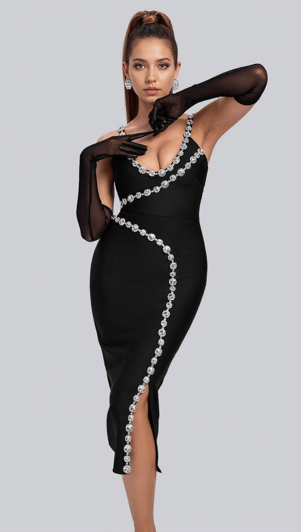 AIIZIE ARMANI MESH GLOVES IN BLACK - product image