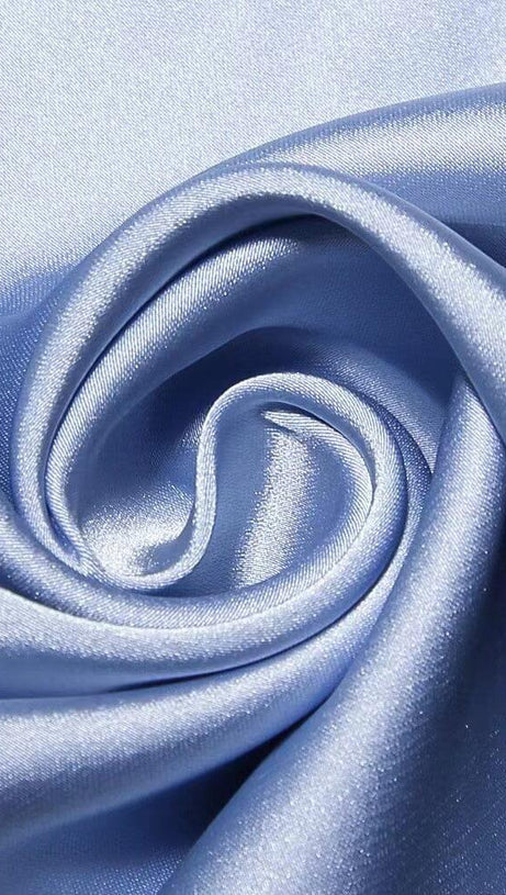 SKY DRAPED CORSET MIDI DRESS