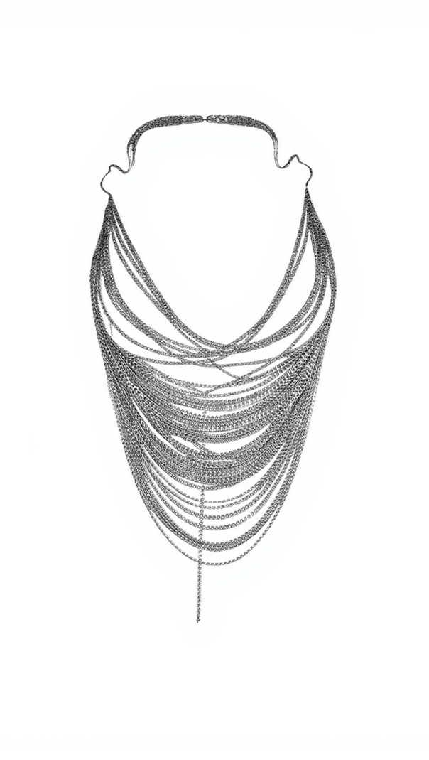 AIIZIE MA?L METAL BODY CHAIN TOP - product image