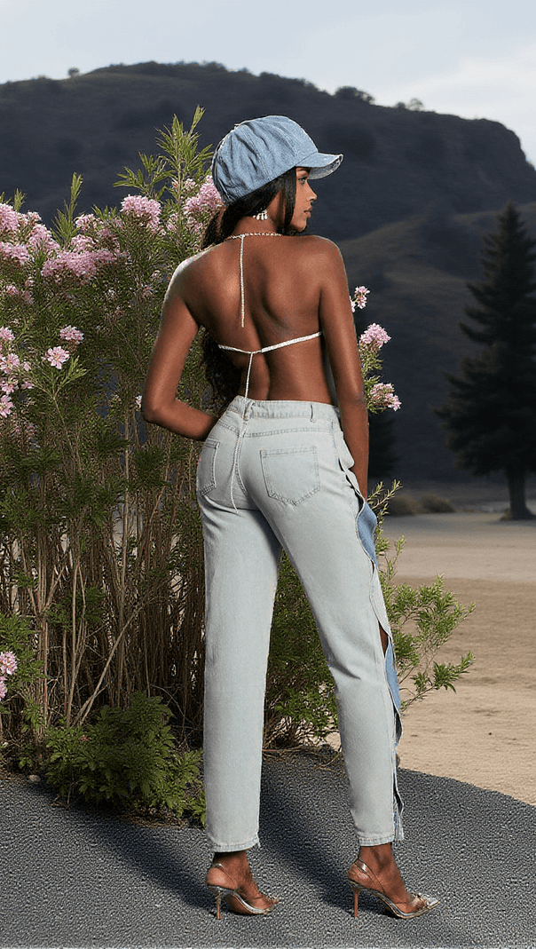 AIIZIE BILLY DIAMOND HANDS BUSTIER TOP - product image