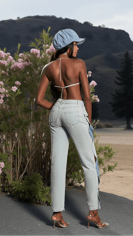 Bustier-Oberteil „Hands“ von Billy Diamond