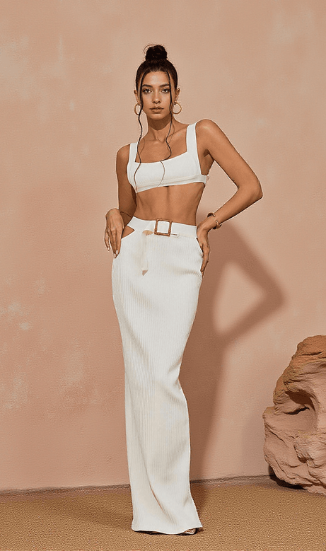 Beatrix Cutout Belted Bandage Set