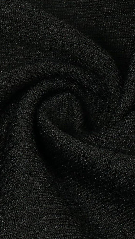 BANDAGE DIAMOND MINI DRESS IN BLACK