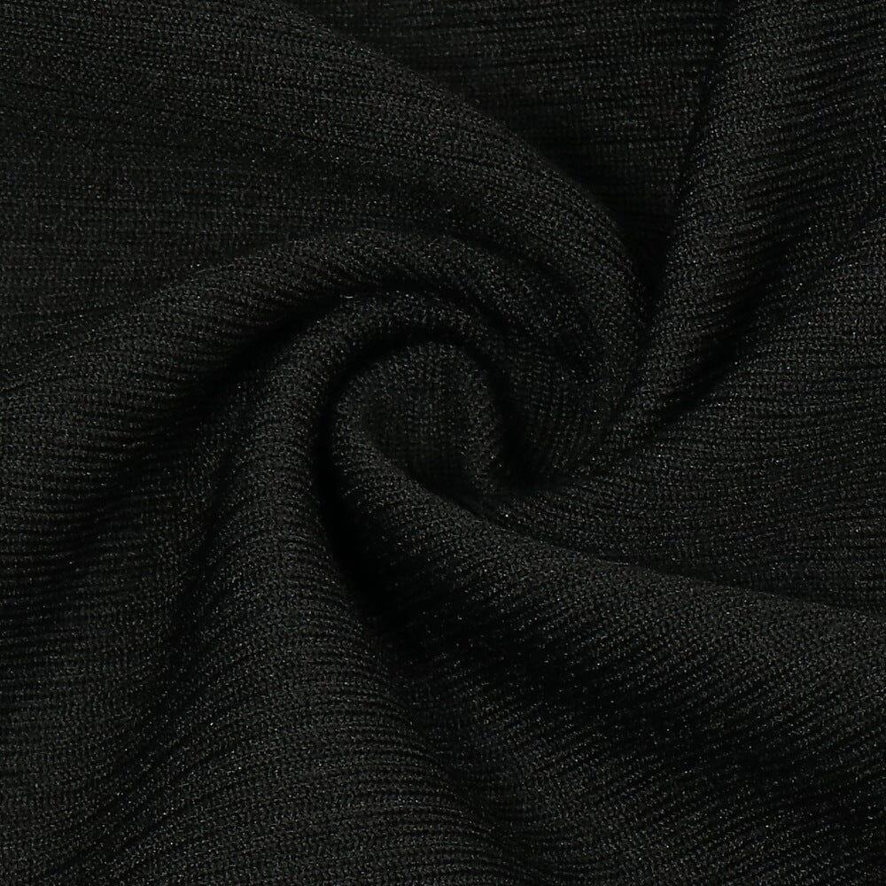 AIIZIE BANDAGE DIAMOND MINI DRESS IN BLACK - product image