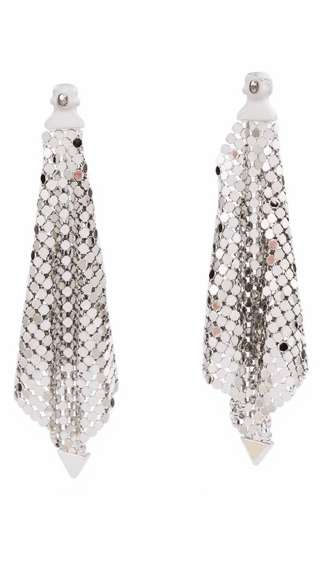 LUSEN TRIANGLE TASSEL EARRINGS