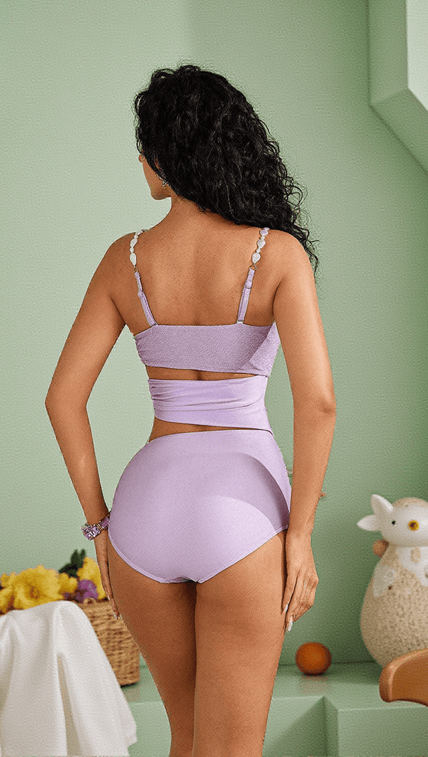 AIIZIE ORLANDO CUTOUT SWIMWEAR TWO PIECE SET - product image