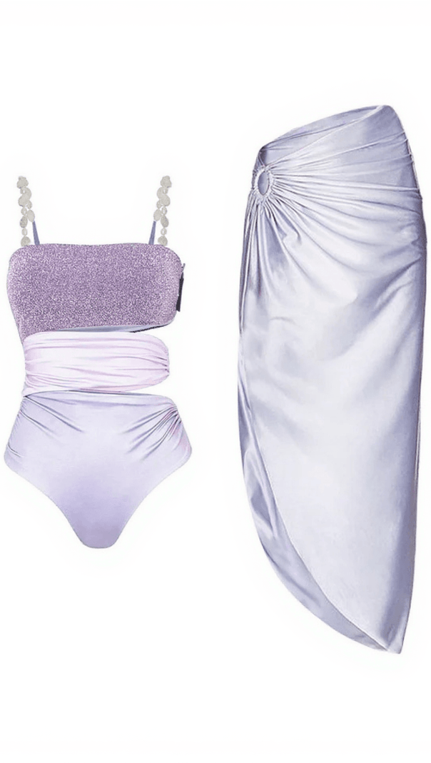 AIIZIE ORLANDO CUTOUT SWIMWEAR TWO PIECE SET - product image