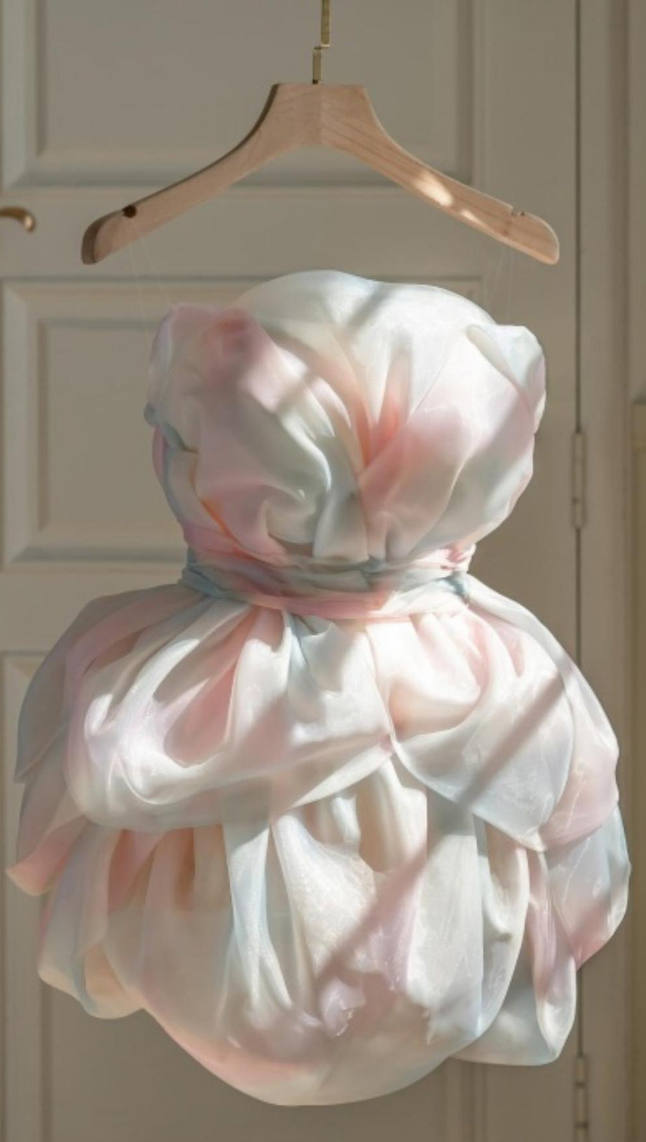 FLOWER BUD RAINBOW MINI DRESS