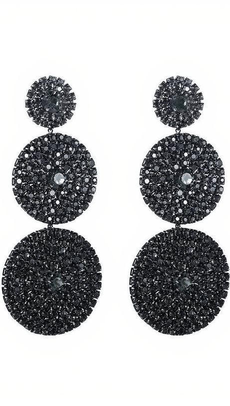 ELINA LAYERED ROUND DIAMOND EARRINGS