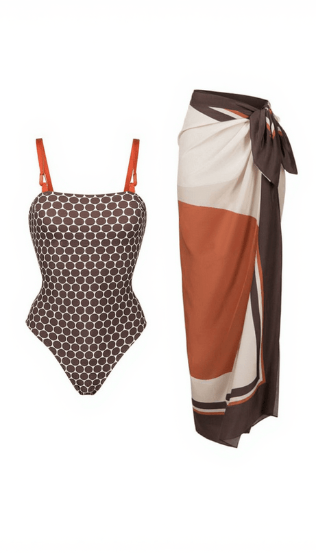 Keri – Zweiteiliges Bademode-Set mit Punktmuster