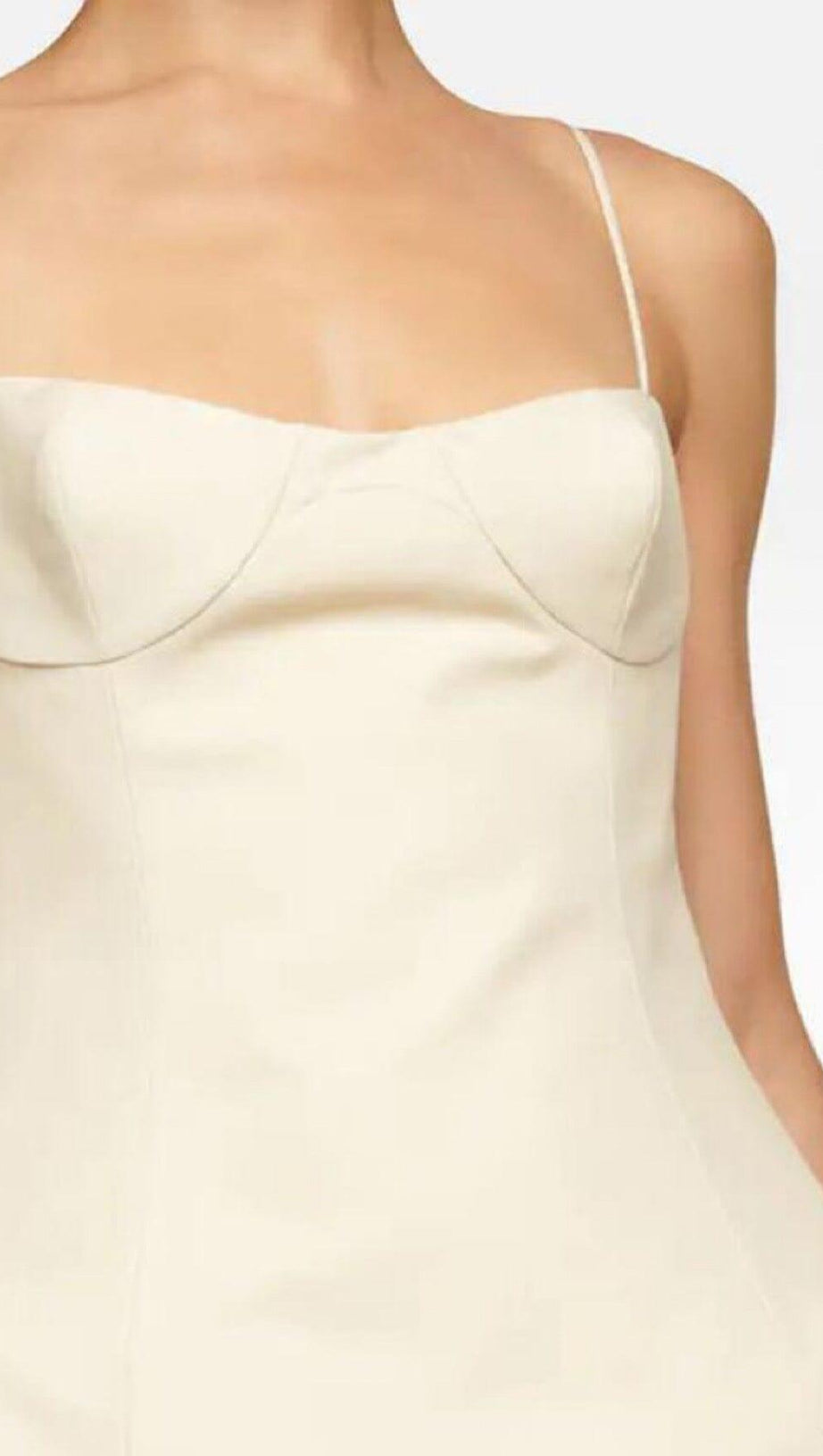 WAIST-TIGHTENING MAXI DRESS IN BEIGE