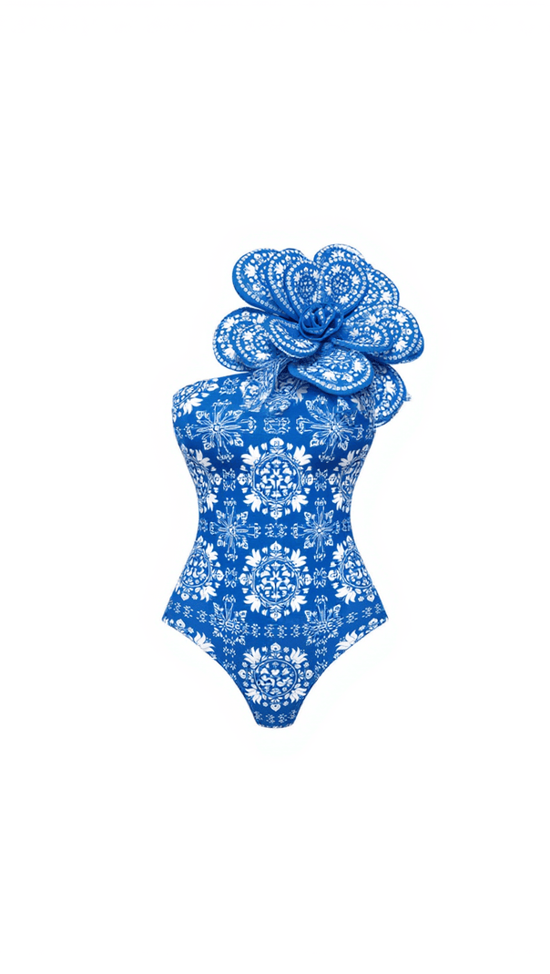 AIIZIE NOLLER FLOWER ONE PIECE SWIMSUIT - product image