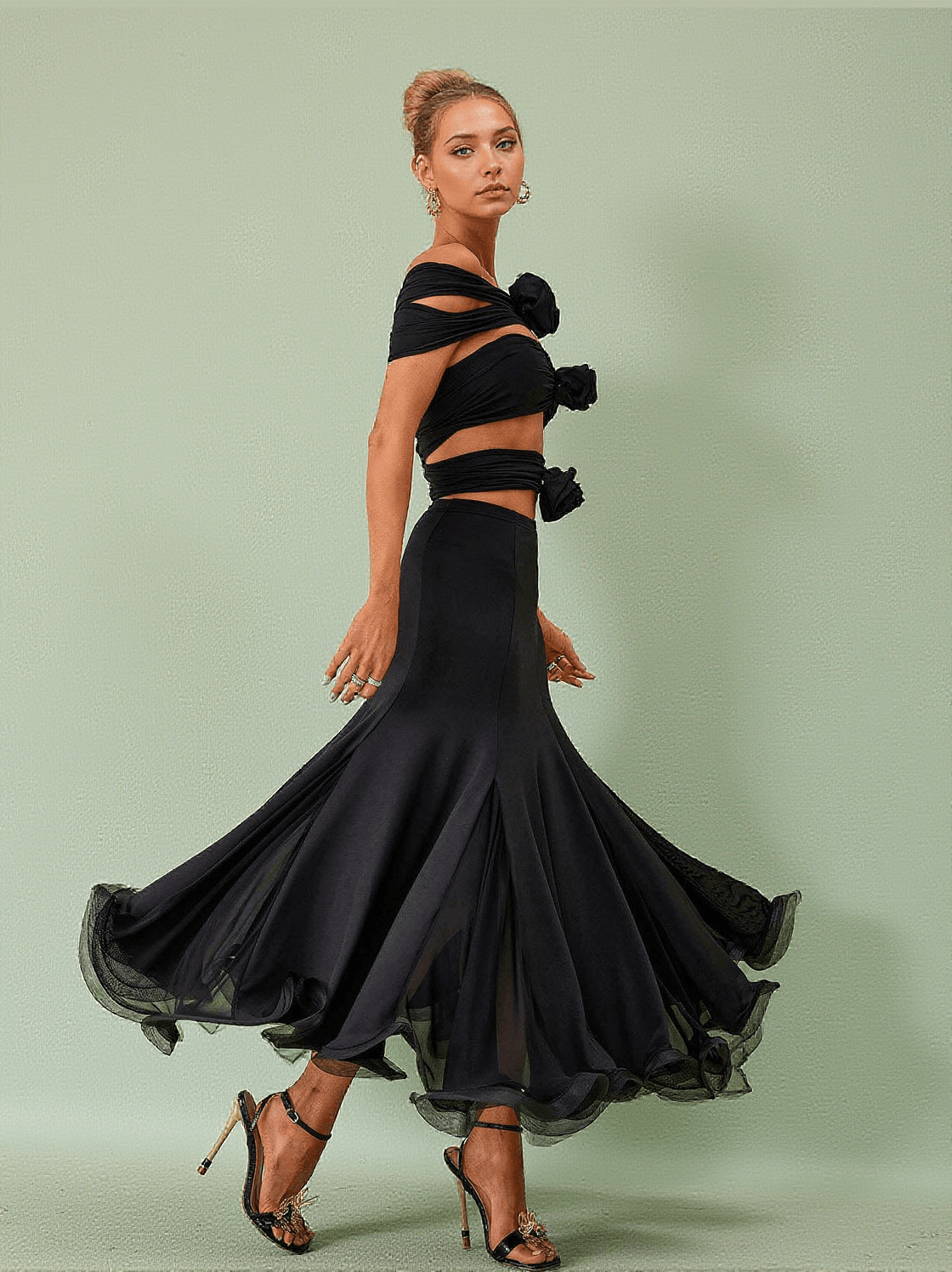 KATERINA SKIRT IN BLACK