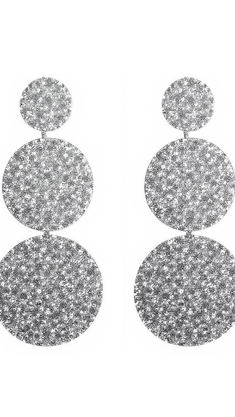 ELINA LAYERED ROUND DIAMOND EARRINGS