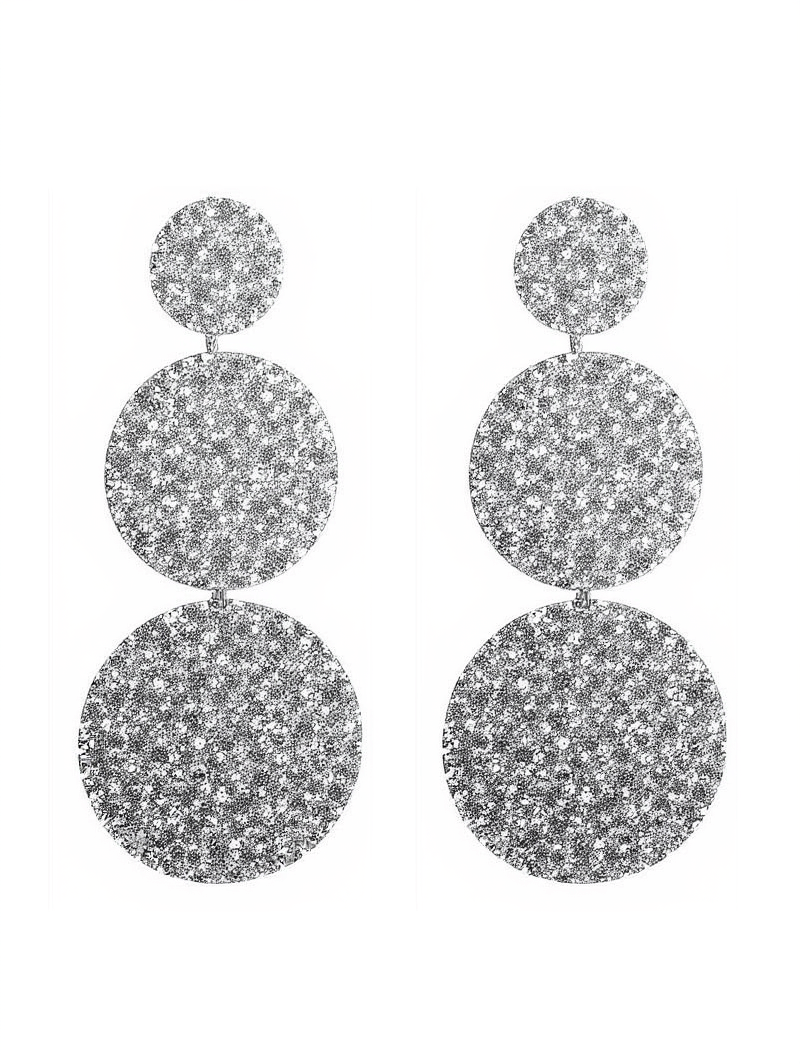 AIIZIE ELINA LAYERED ROUND DIAMOND EARRINGS - product image