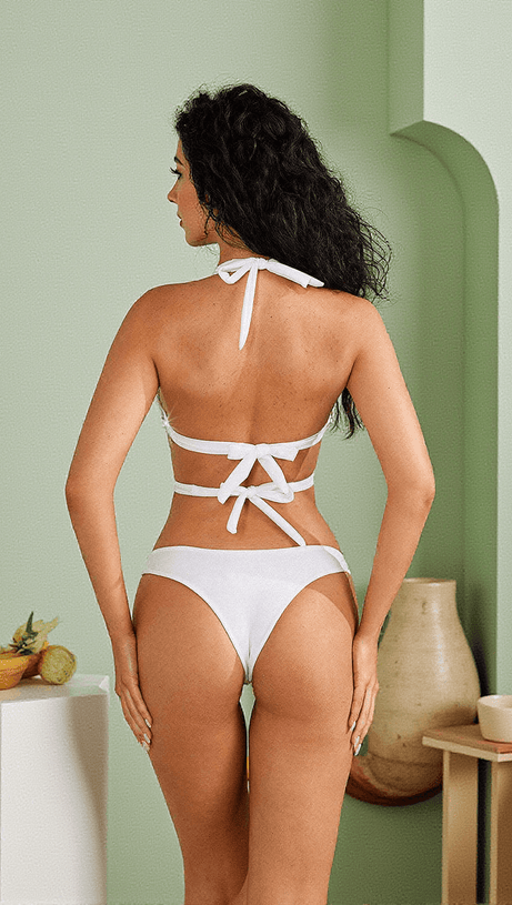 HIRAM RHINESTONE FRINGE BIKINI TWO PIECE SET