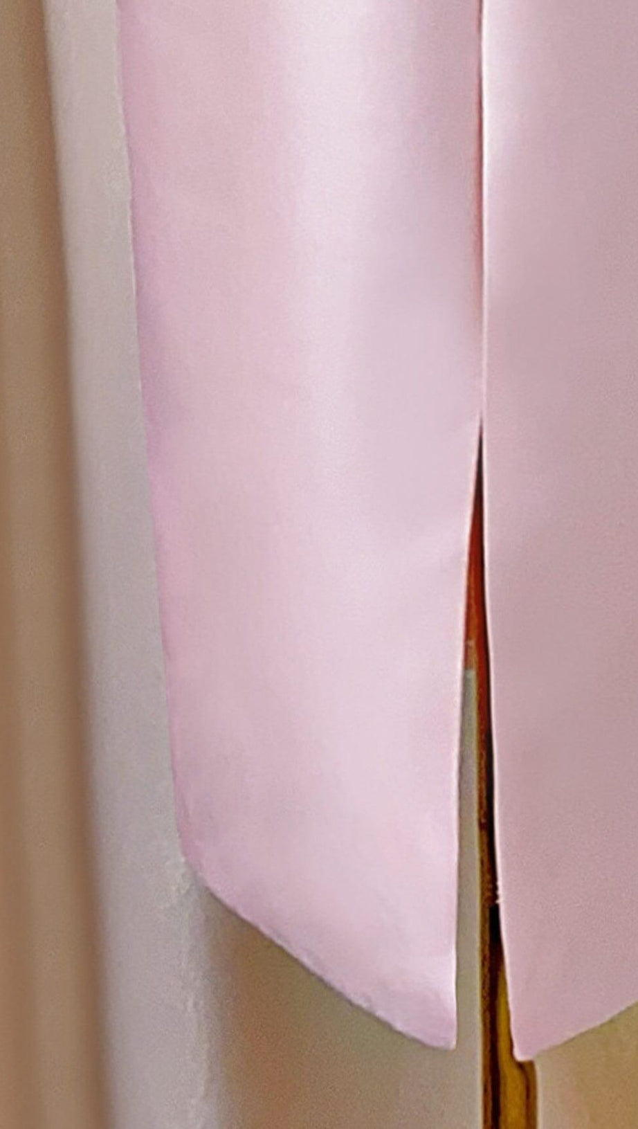 PINK FLORAL STRAPLESS TUBE TOP MIDI DRESS