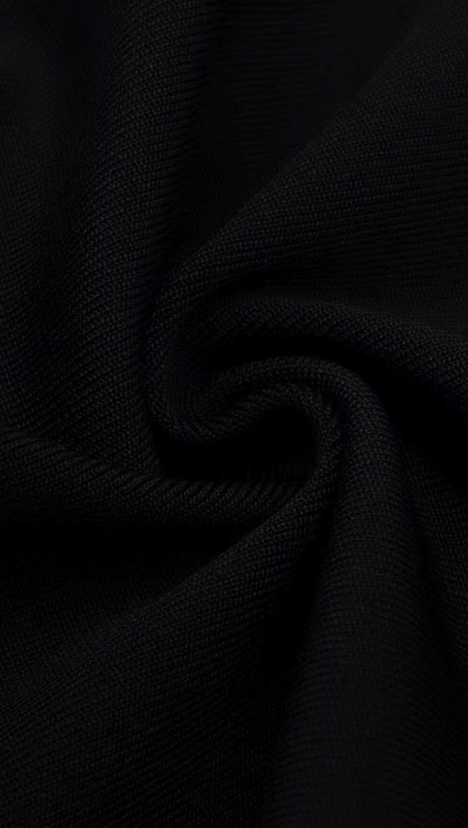 MESH STITCHED SKINNY BUTTOCKS MIDI DRESS IN BLACK