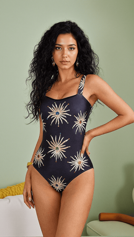 Completo due pezzi costume da bagno girasole HORACE