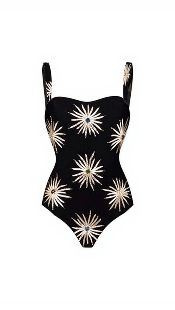 AIIZIE HORACE SUNFLOWER SWIMWEAR TWO PIECE SET - product image
