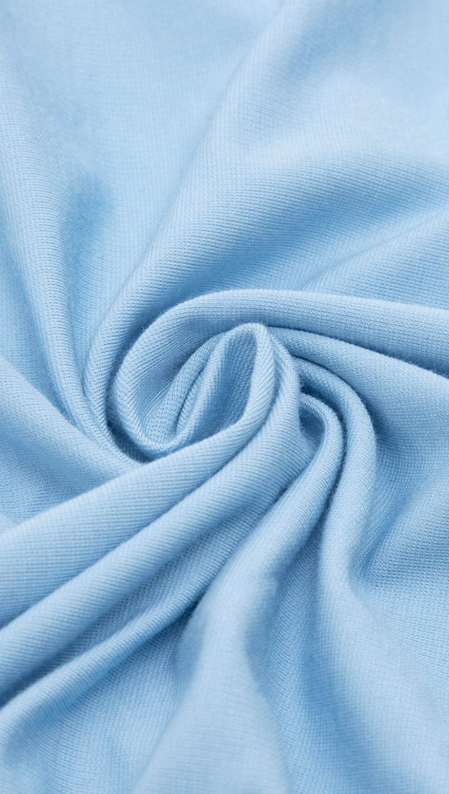 HALTER OFF SHOULDER WAIST HOLLOW MIDI DRESS IN SKY BLUE