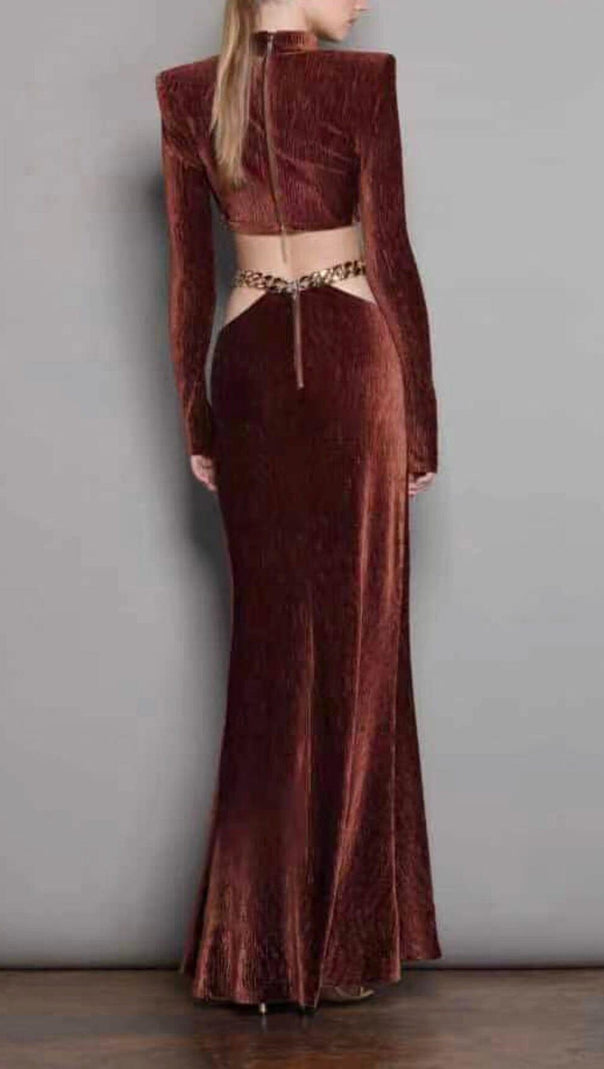 AIIZIE SPECIAL TEXTURE TURTLENECK LONG-SLEEVED PADDED SHOULDER SKIRT SET - product image