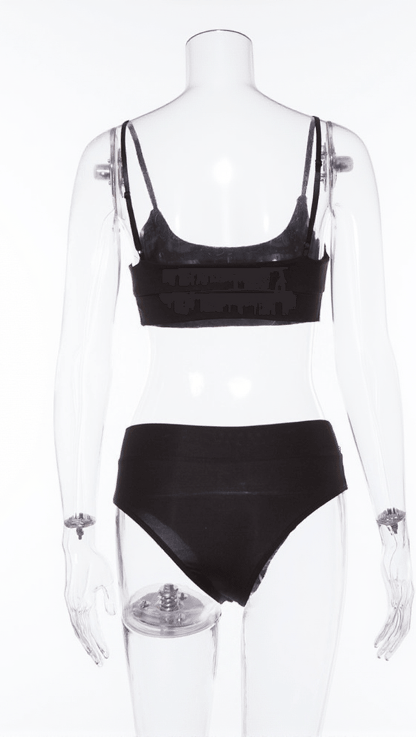 AIIZIE AZRIEL RHINESTONE BIKINI TWO PIECE SET - product image