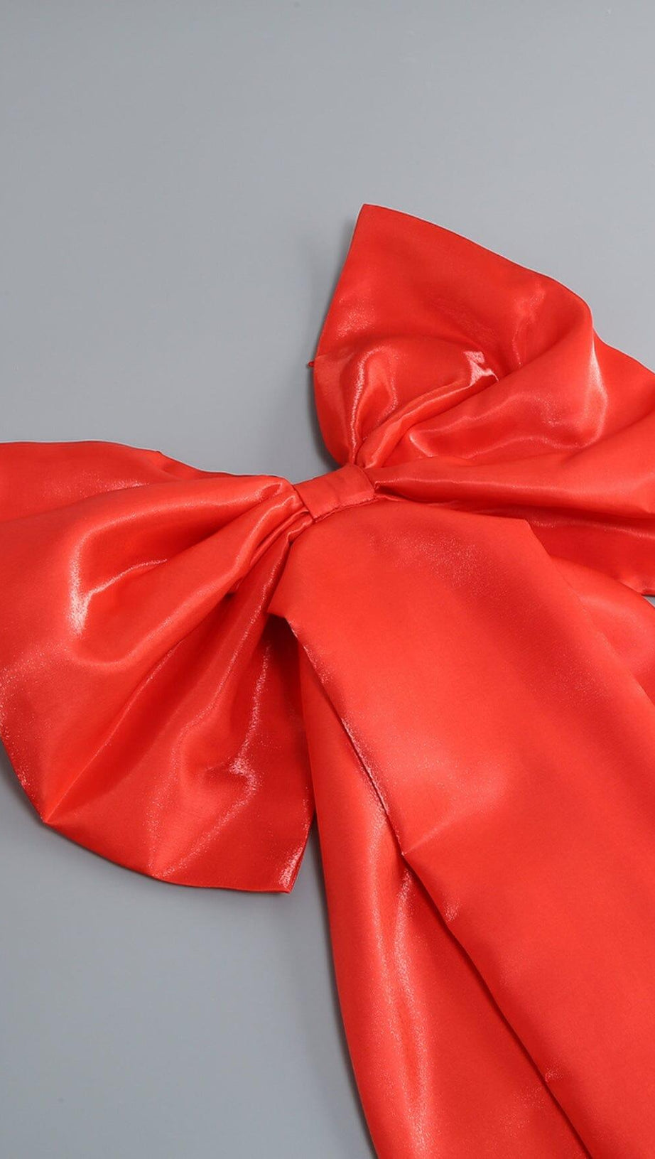 STRAPLESS BOWKNOT MINI DRESS IN RED