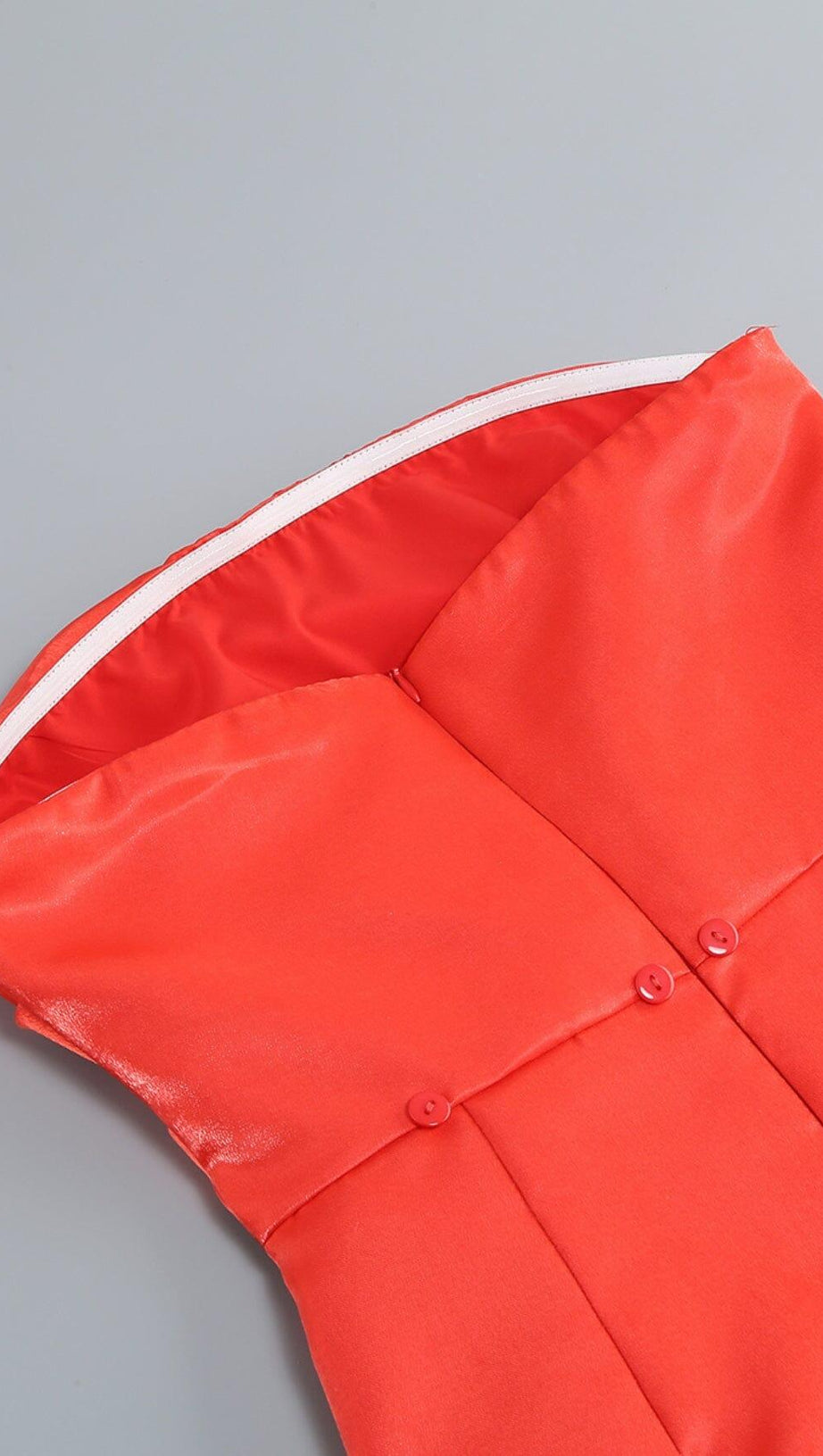 STRAPLESS BOWKNOT MINI DRESS IN RED