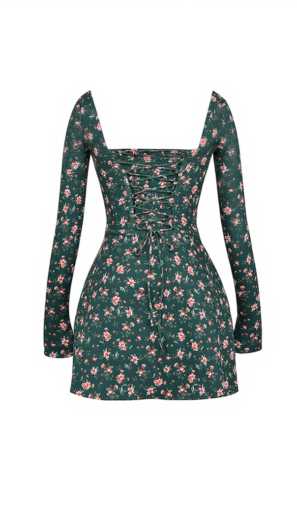 AIIZIE UHTRED FLORAL LACING MINI DRESS - product image
