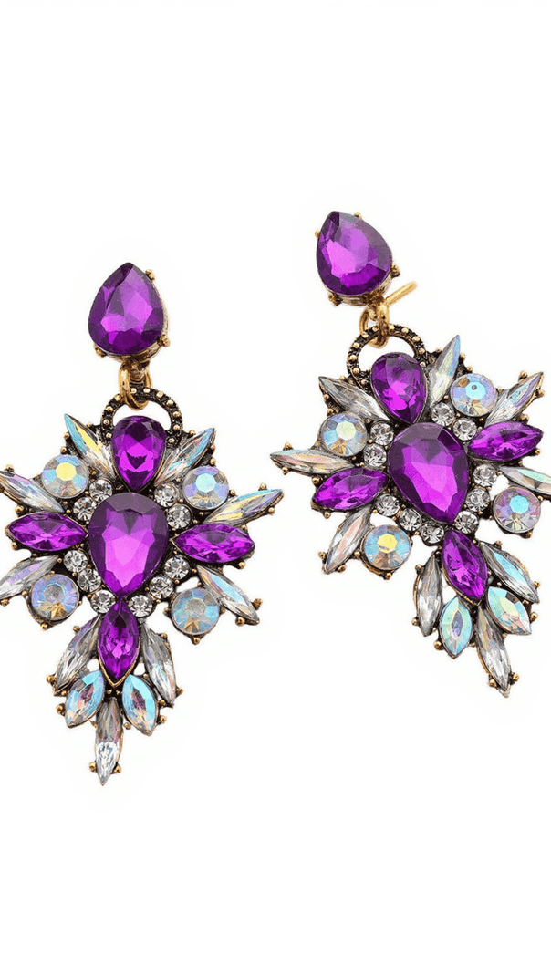 AIIZIE MAITE DIAMANTE DROP EARRINGS - product image