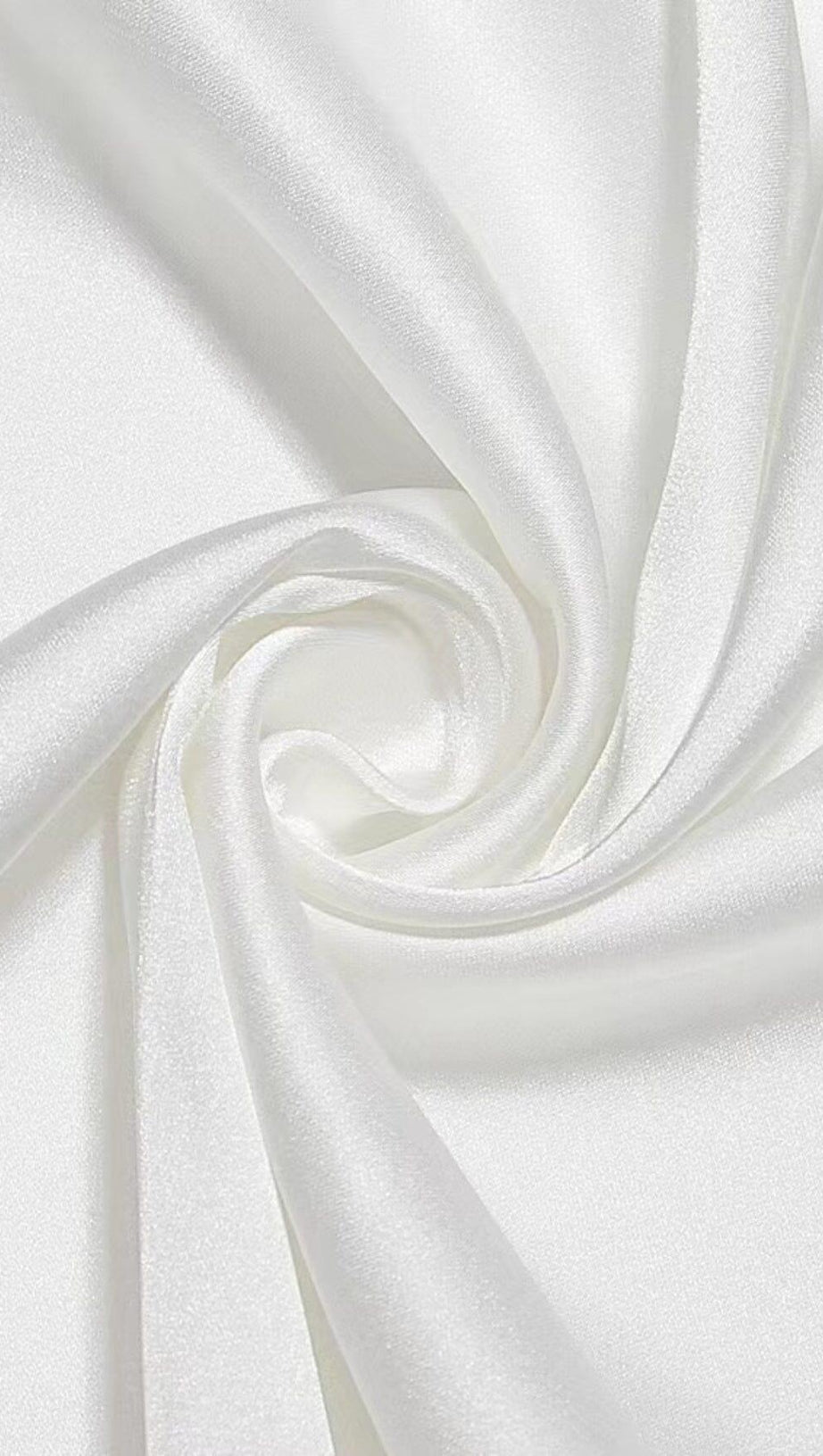 IVORY SATIN WRAP NECK BODYSUIT