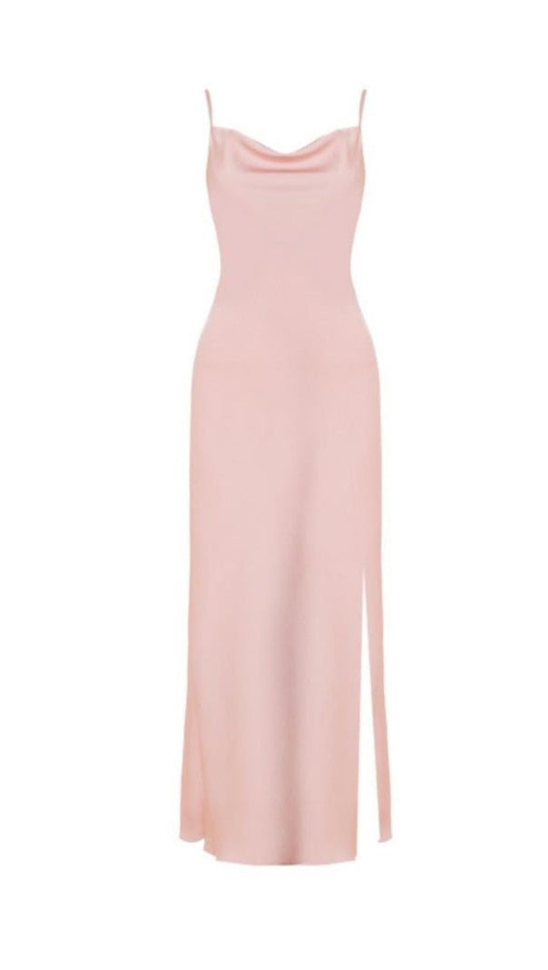 AIIZIE BANDAGE STRAP MIDI DRESS IN PINK - product image