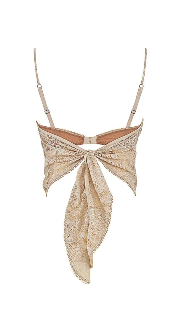 TOP IN PIZZO PAISLEY CREMA