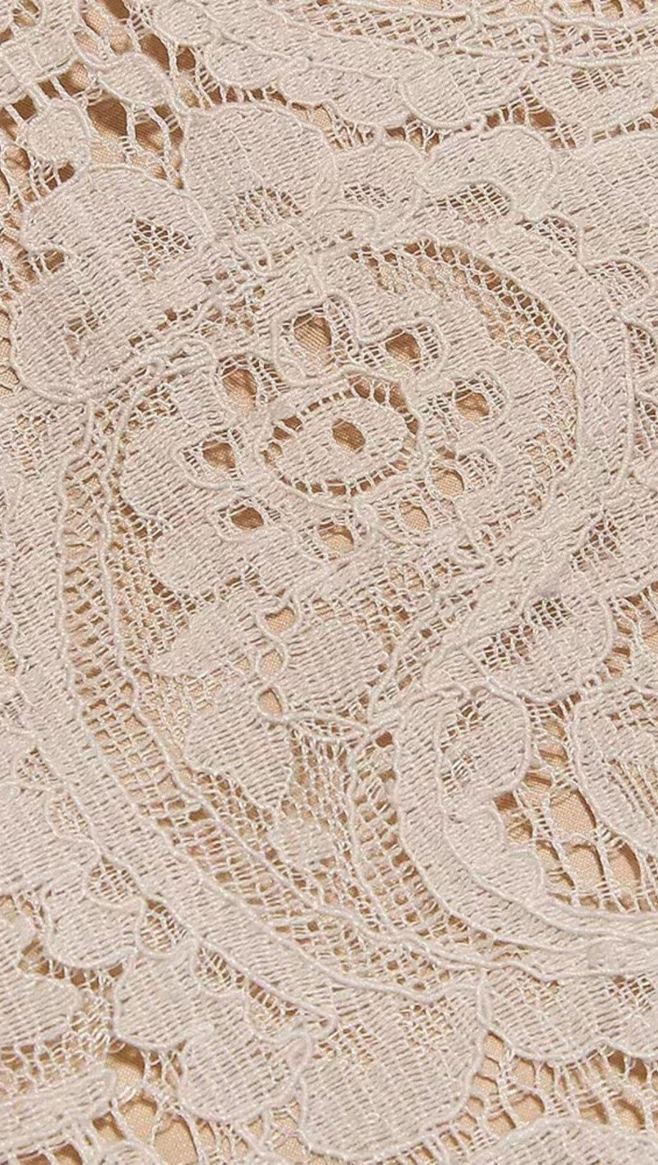 CREAM PAISLEY LACE TOP